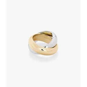NEW SHASHI ross ring in gold/silver